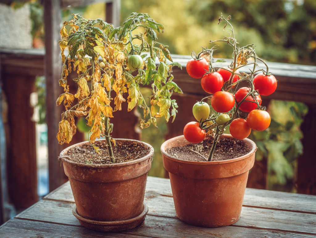 Growing Tomatoes in Pots
