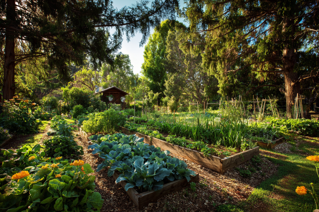 grow flowers and vegetables together